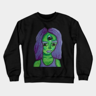 Alien woman Crewneck Sweatshirt